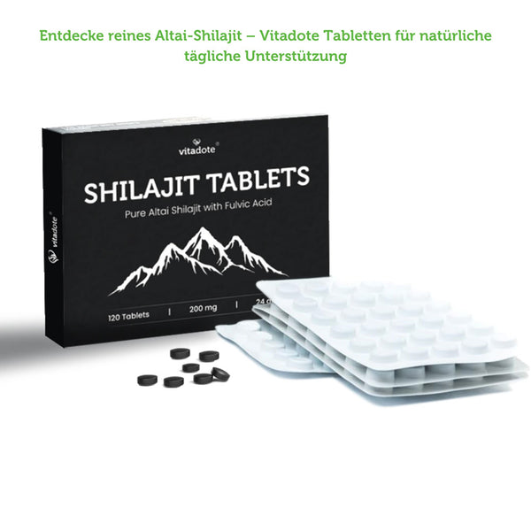 Vitadote Pure Shilajit Tabletten Altai Fulvosäure